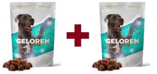 Geloren Dog L-XL dog žvýkací gelové tablety - sáček 2x 420g (840g) - výhodné balení  výhodné balení 2 kusů