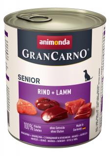 GRANCARNO Senior - hovězí, jehněčí 6x800g - výhodné balení