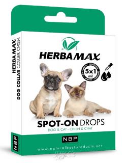 Herba Max Spot-on Dog&Cat Drops pipety 5x1ml