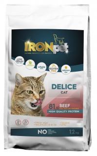 IRONpet Cat Delice Beef (Hovězí) 12 kg