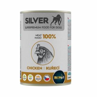 IRONpet Silver Dog Kuřecí 100% masa, konzerva Hmotnost (g/kg): bal. 6x 200g