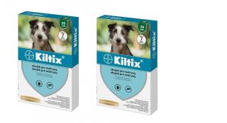 KILTIX antiparazitní obojek pro psy 38 cm (balení 2ks)  výhodné balení 2 kusů