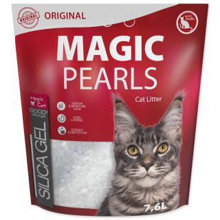 KOČKOLIT MAGIC PEARLS Original 7,6l  Spolehlivý, vysoce absobční silika kočkolit