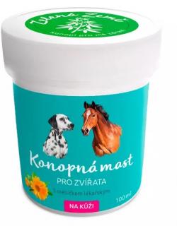 Konopná mast na kůži pro zvířata 100 ml