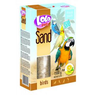 LOLOpets citronový písek pro ptáky 1500 g