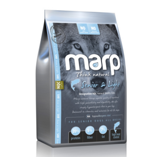 Marp Natural Senior and Light - s bílou rybou  + Dárek + pamlsky ZDARMA (hovězí steak v proužku) Hmotnost (g/kg): 12kg