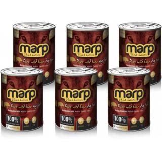 Marp Wild Boar konzerva pro psy s divočákem  kvalitní holistické krmivo pro psy Hmotnost (g/kg): 400g