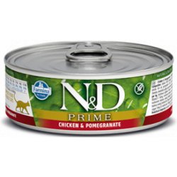 N&D CAT PRIME Adult Chicken & Pomegranate 70g 1+1  + +1 zdarma