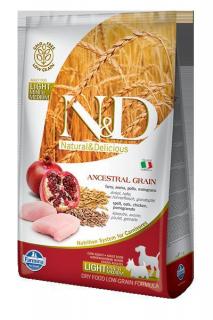 N&D LG DOG Senior Chicken&Pomegranate Hmotnost (g/kg): 2,5kg Mini