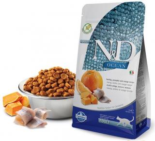 N&D OCEAN CAT Adult Herring, Pumpkin & Orange Hmotnost (g/kg): 1,5kg