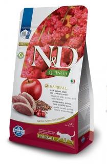 N&D Quinoa CAT Hairball Duck & Cranberry Hmotnost (g/kg): 1,5kg