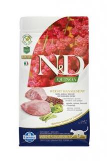 N&D Quinoa CAT Weight Management Lamb & Broccoli Hmotnost (g/kg): 5kg