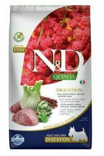 N&D Quinoa DOG Digestion Lamb & Fennel Mini Hmotnost (g/kg): 2,5kg