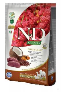 N&D Quinoa DOG Skin&Coat Venison all breeds Hmotnost (g/kg): 2,5kg