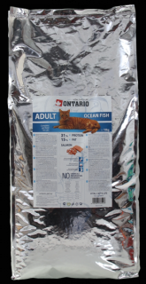 Ontario Adult Ocean Fish 10kg  + Dárek 2x masová kapsička ZDARMA