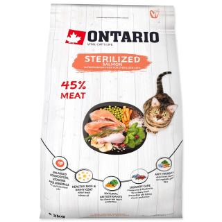 ONTARIO Cat Sterilised Salmon 2kg