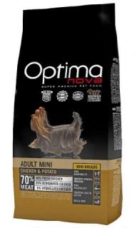 OPTIMAnova Dog Adult Mini Chicken & Potato GF 8kg  + Dárek Hovězí konzerva 415g ZDARMA