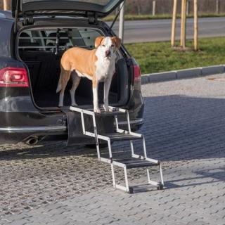 Petwalk skládací schůdky 37 x 57 x 120 cm, do 75 kg  praktická pomůcka pro psy na cesty/při registraci sleva