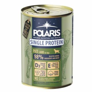 Polaris Single Protein Paté Pes Jehněčí, konzerva 400 g