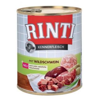 Rinti Dog Kennerfleisch konzerva divočák 800g