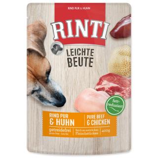 Rinti Dog Leichte Beute kapsa hovězí+kuře 400g