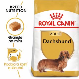 ROYAL CANIN Dachshund Adult granule pro dospělého jezevčíka  Dachshund Adult granule pro dospělého jezevčíka Hmotnost (g/kg): 1,5kg