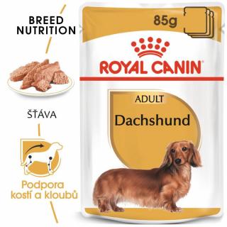 ROYAL CANIN Dachshund Loaf kapsička s paštikou pro jezevčíka 12x85g (bal.)  kapsička s paštikou pro jezevčíka