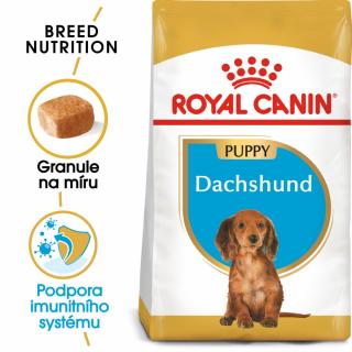 ROYAL CANIN Dachshund Puppy granule pro štěně jezevčíka 1,5kg  Dachshund Puppy granule pro štěně jezevčíka