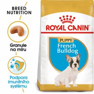 ROYAL CANIN French Bulldog Puppy  French Bulldog Puppy granule pro štěně francouzského buldočka Hmotnost (g/kg): 1kg