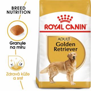 ROYAL CANIN Golden Retriever Adult granule pro dospělého zlatého retrívra  Golden Retriever Adult granule pro dospělého zlatého retrívra Hmotnost…