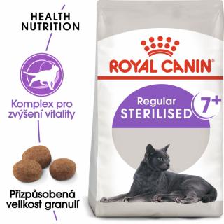 ROYAL CANIN sterilised 7+  granule pro stárnoucí kastrované kočky Hmotnost (g/kg): 1,5kg