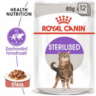 ROYAL CANIN Sterilised Gravy 12x85G (bal.)  Sterilised Gravy kapsička pro kastrované kočky ve šťávě