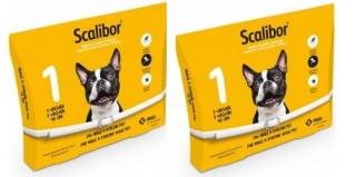SCALIBOR antiparazitní obojek pro psy 48 cm (balení 2ks)  výhodné balení 2 kusů