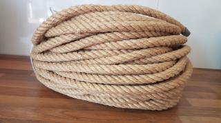 Jutové lano 14 mm (Přírodní lano - juta 14 mm)