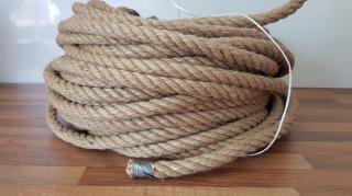 Jutové lano 16 mm (Přírodní lano - juta 16 mm)