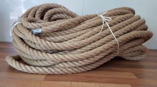 Jutové lano 20 mm (Přírodní lano - juta 20 mm)