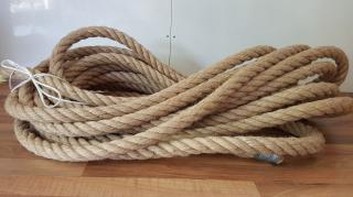 Jutové lano 24 mm (Přírodní lano - juta 24 mm)