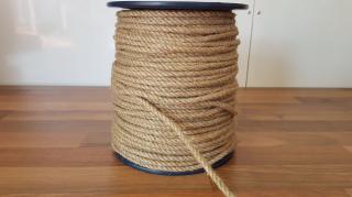 Jutové lano 4 mm (Přírodní lano - juta 4 mm)