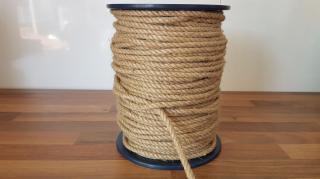 Jutové lano 6 mm (Přírodní lano - juta 6 mm)