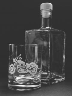 LÁHEV PRO MOTORKÁŘE whisky: 2 ks sklenic v dárkové kazetě