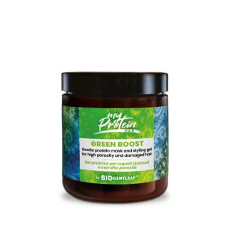 Bio Gentleaf přírodní proteinový gel Green boost pro suché, lámavé či vysokoporézní vlasy 250 ml