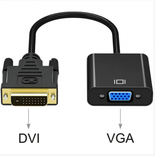 Adaptér DVI na VGA, aktivní konvertor DVI-D na VGA GANA 1080p