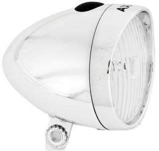 Axa Přední Světlo Classic Tour LED Baterie - Stříbrná