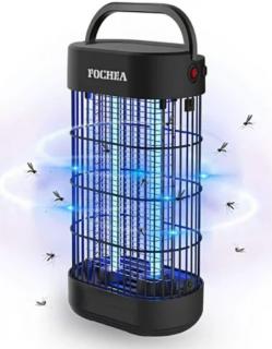FOCHEA lampa na hubení komárů, elektrická past na hubení hmyzu proti hmyzu Fly Zapper Bug Zapper UV lampa na hubení hmyzu, 18 Wattů, chrání 861…
