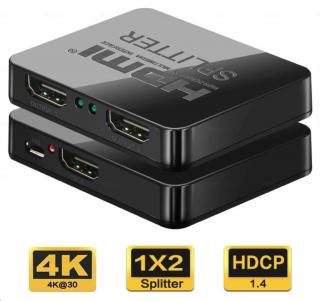 HDMI splitter 1-2 porty, s napájením z USB