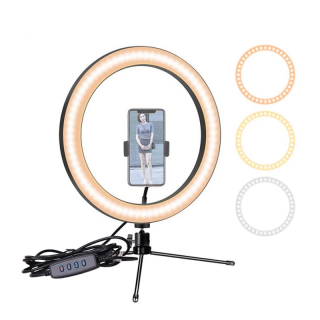Kruhové LED světla pro natáčení na TikTok (malý stativ)