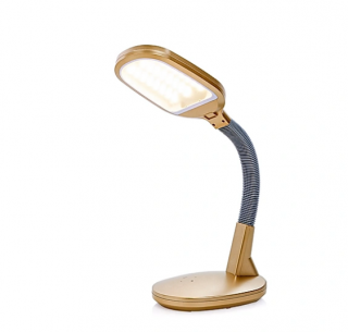 LED stolní lampa s denním světlem (barva: růžové zlato) POŠKOZENO