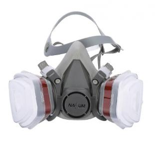 Plynová maska ​​Polomaska ​​Nasum Pro lakování Prach Chemikálie Strojní leštění Svařování Pesticidy