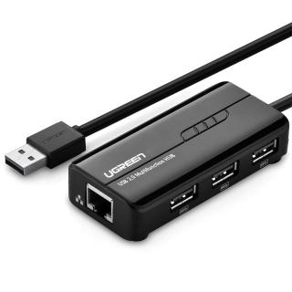 Ugreen USB-A Hub to Ethernet + 3 x USB-A 2.0