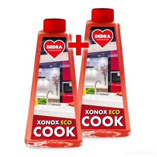 2 ks pěnový čistič na kuchyně a mastnotu XONOX  ECO COOK náhradní náplně, bez rozprašovače 500 + 500 ml